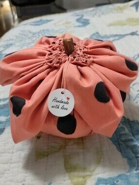 Handmade XL pumpkin 20" around    ready for fall